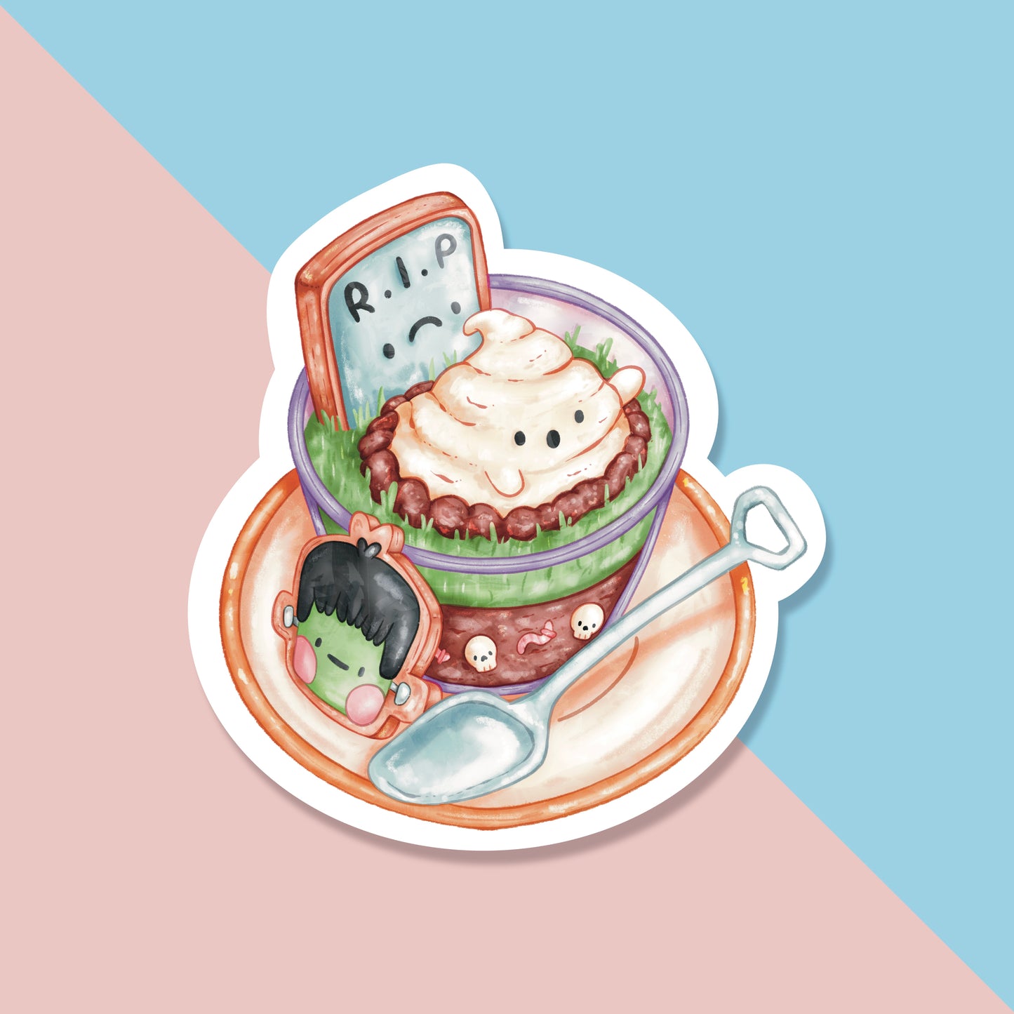 Ghost Dessert Sticker