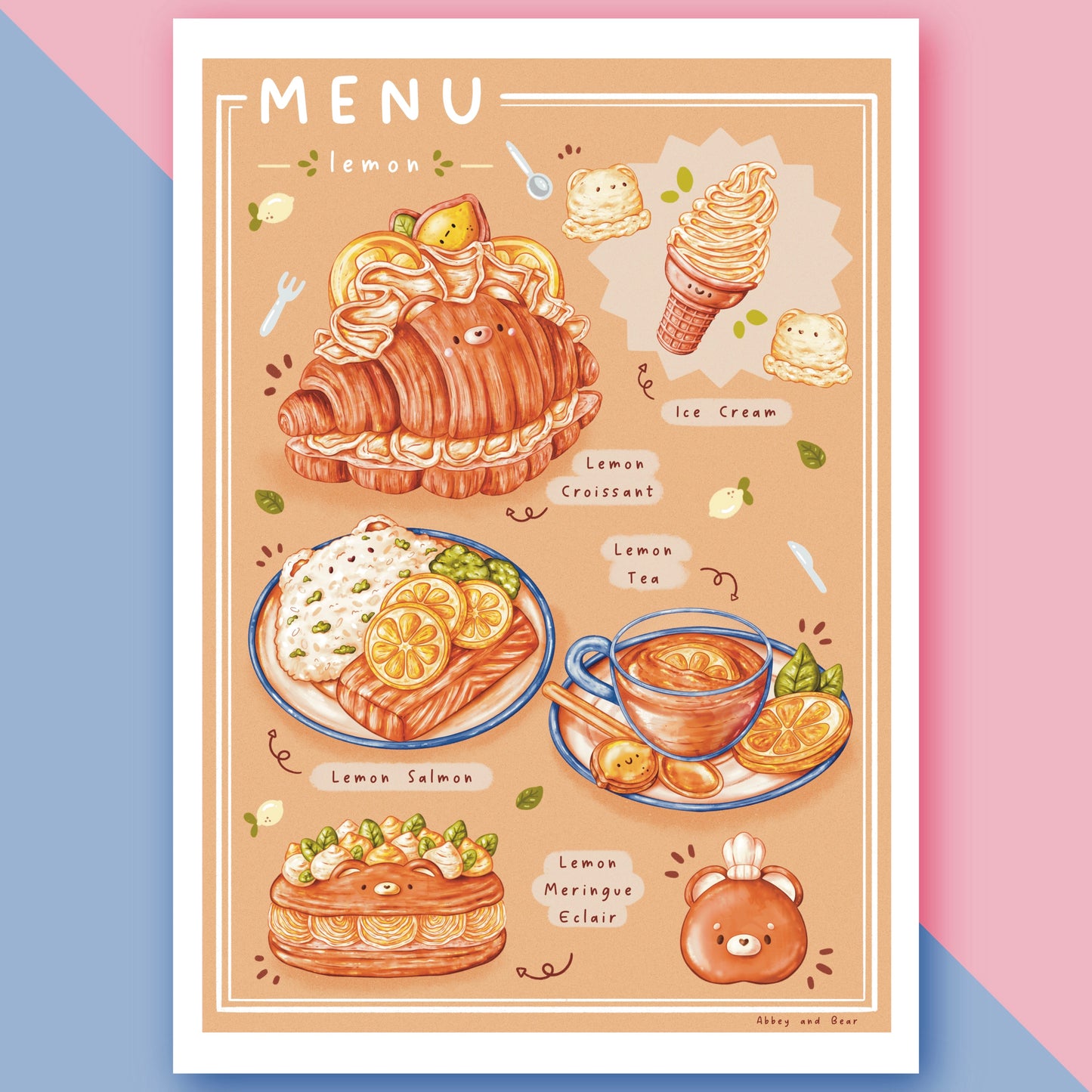 Lemon Treats Art Print