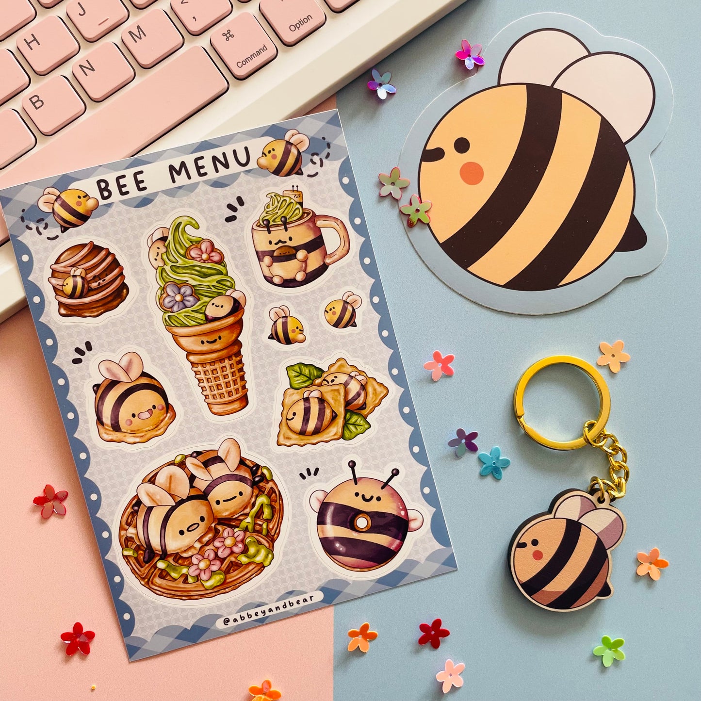 Busy Bee Keyring
