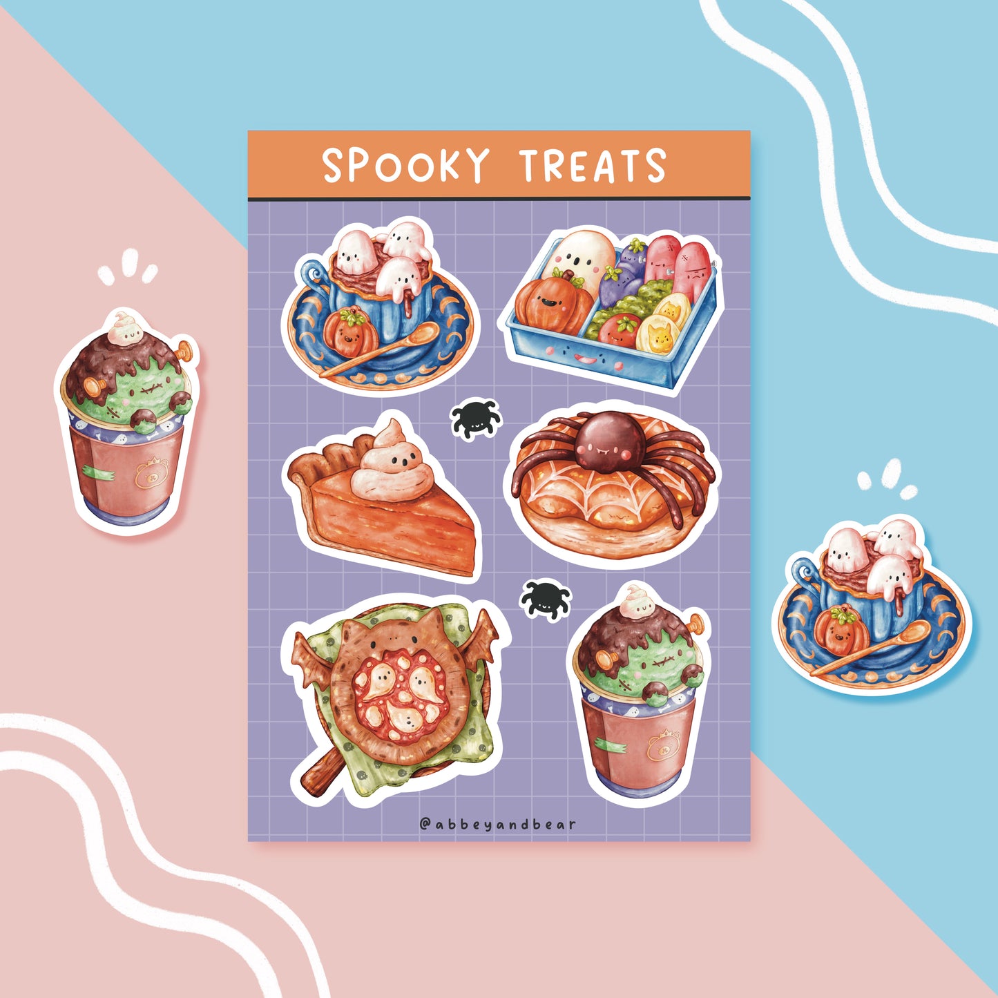 Spooky Treats A6 Sticker Sheet