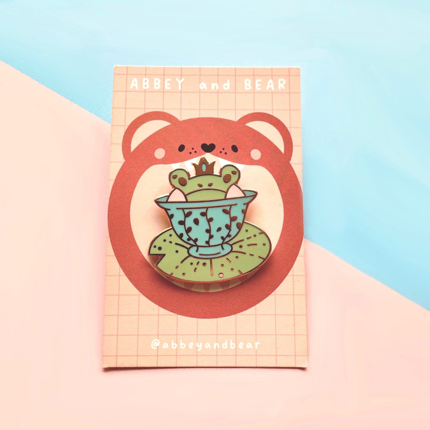 Frog Prince Tea Pin