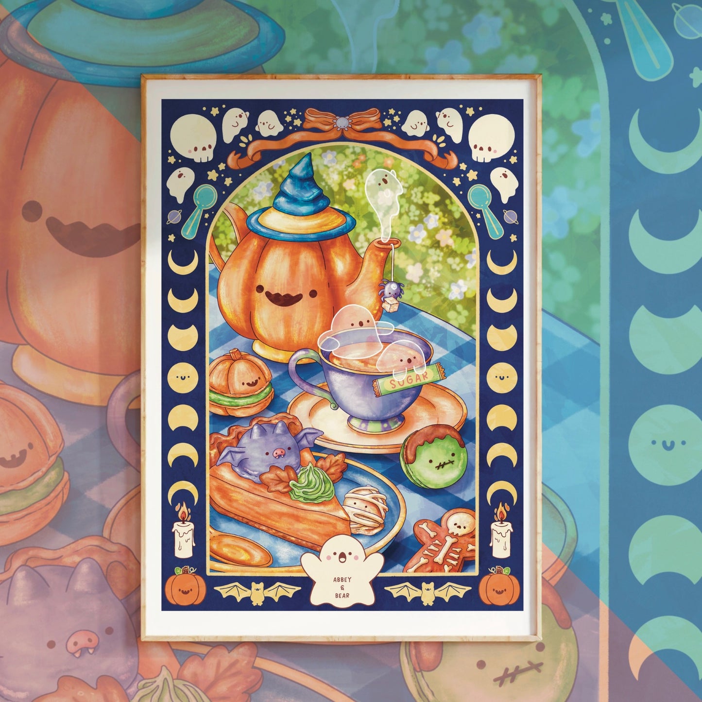 Witches Afternoon Tea Art Print