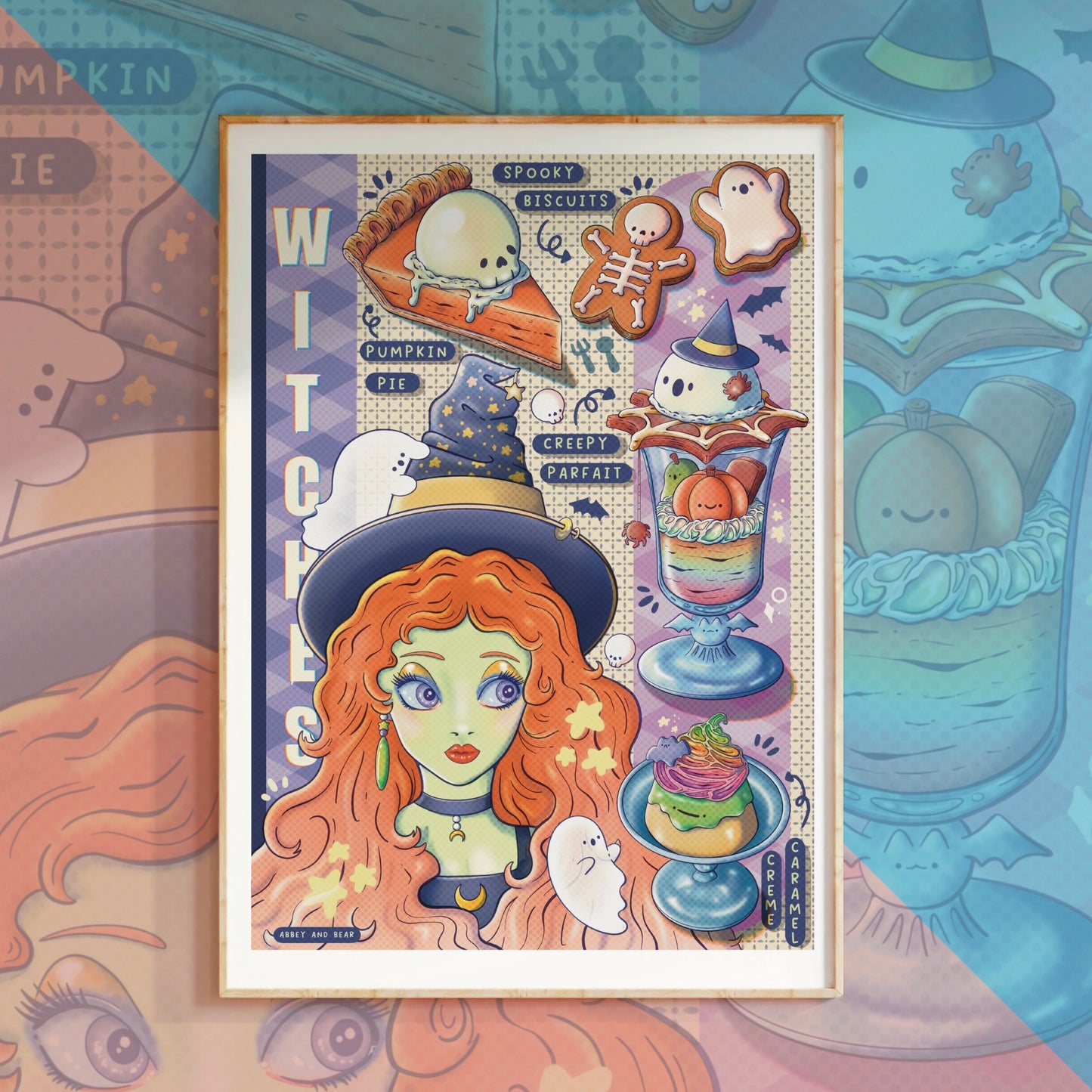 Witches Food Magazine Art Print