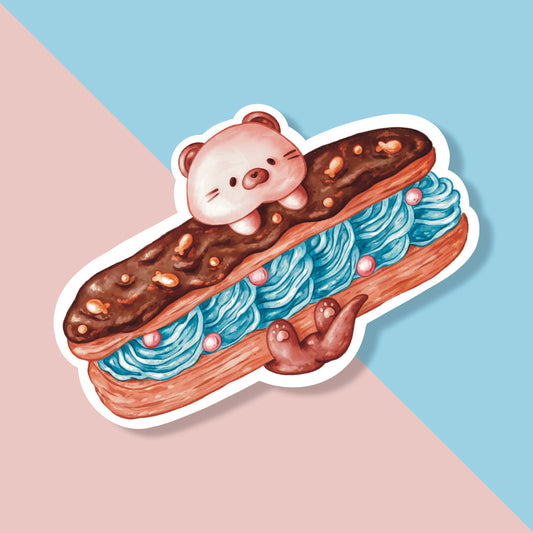 Otter Eclair Sticker