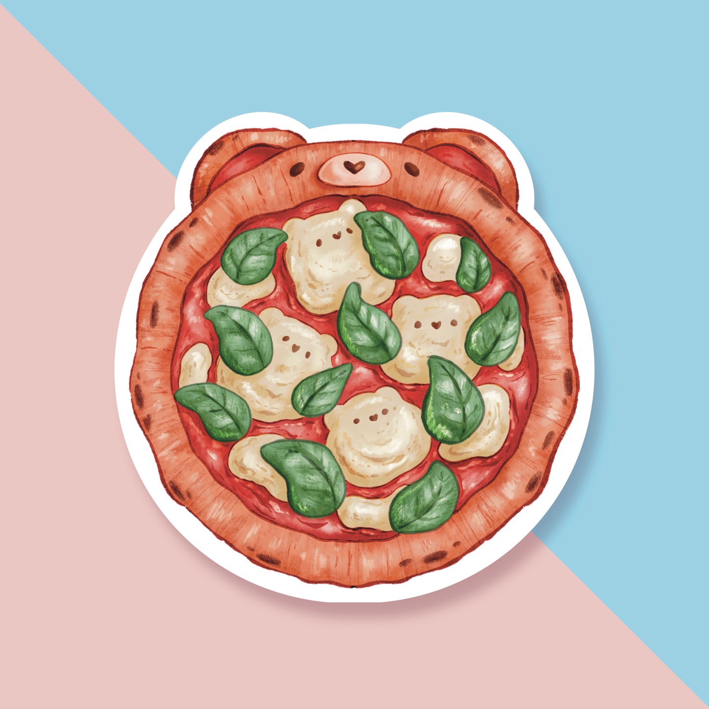 Beargherita Pizza Sticker