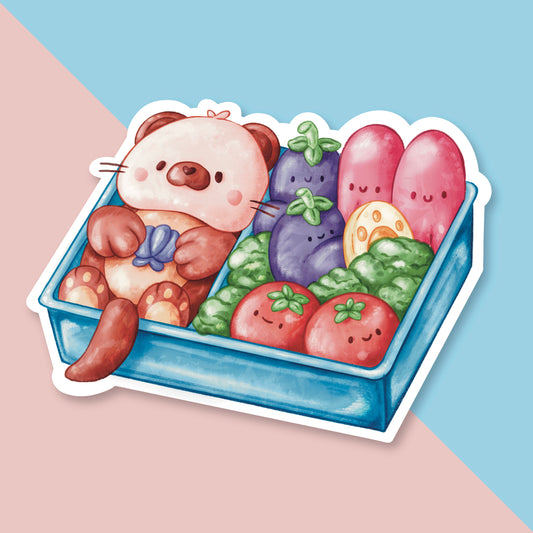 Otter Bento Sticker