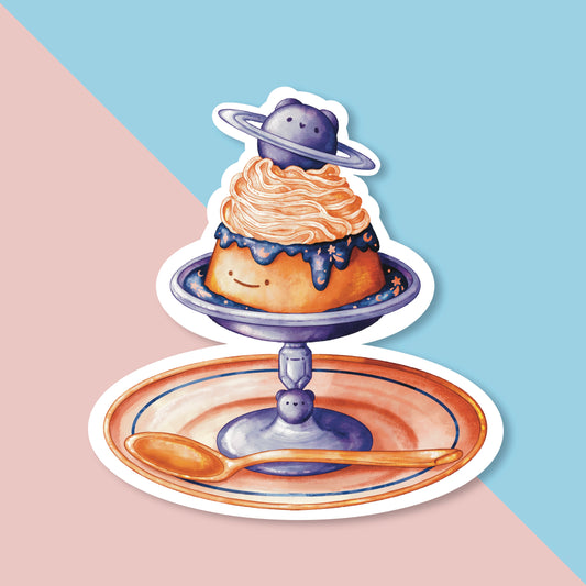 Bear Galaxy Creme Caramel Sticker