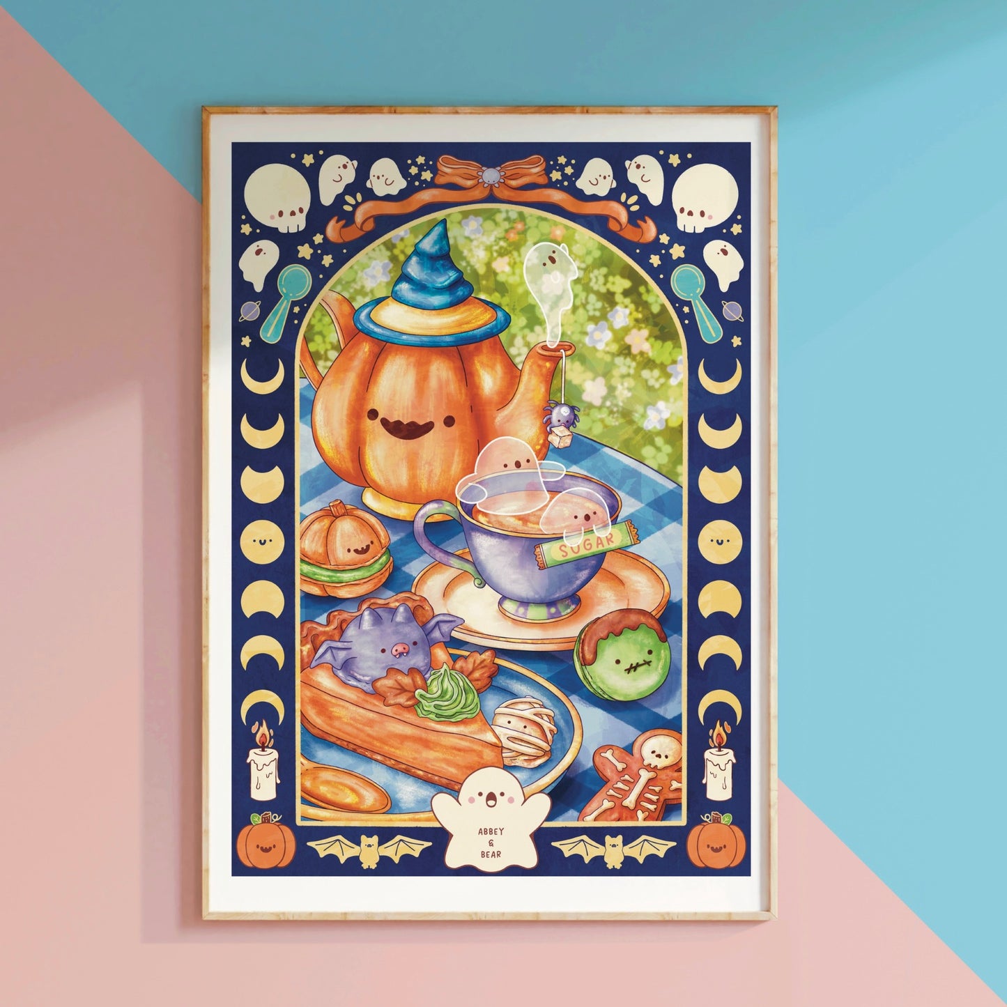 Witches Afternoon Tea Art Print