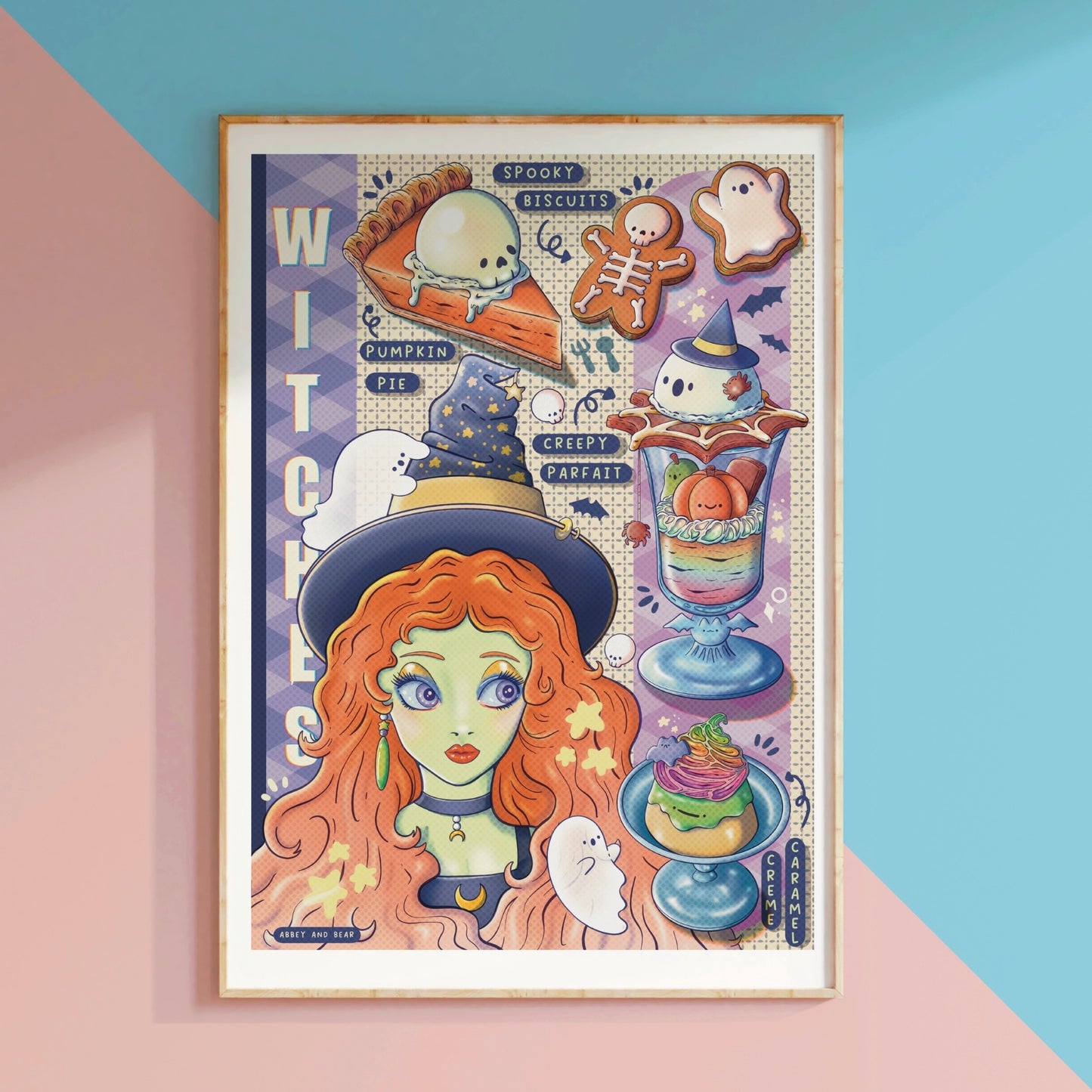 Witches Food Magazine Art Print